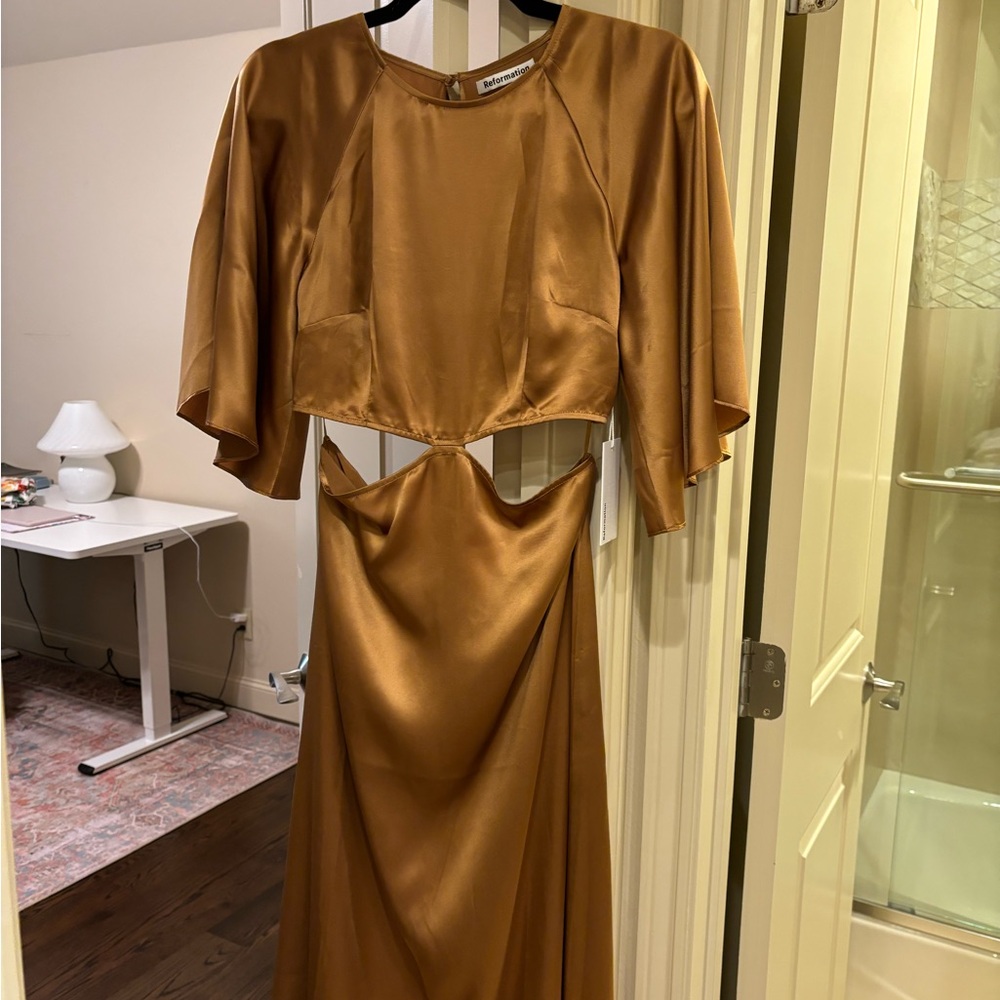 Reformation Neomi Silk Dress